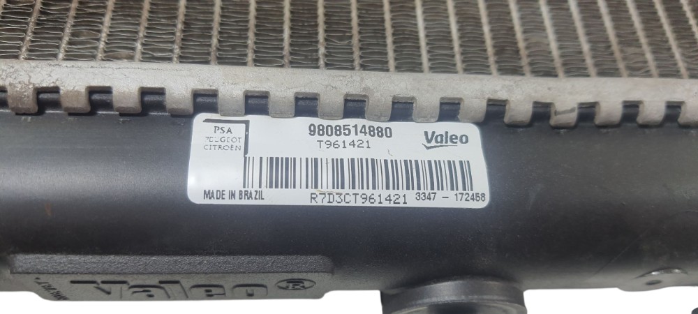 Radiador Peugeot 208 1.2 2018 9808514880 6