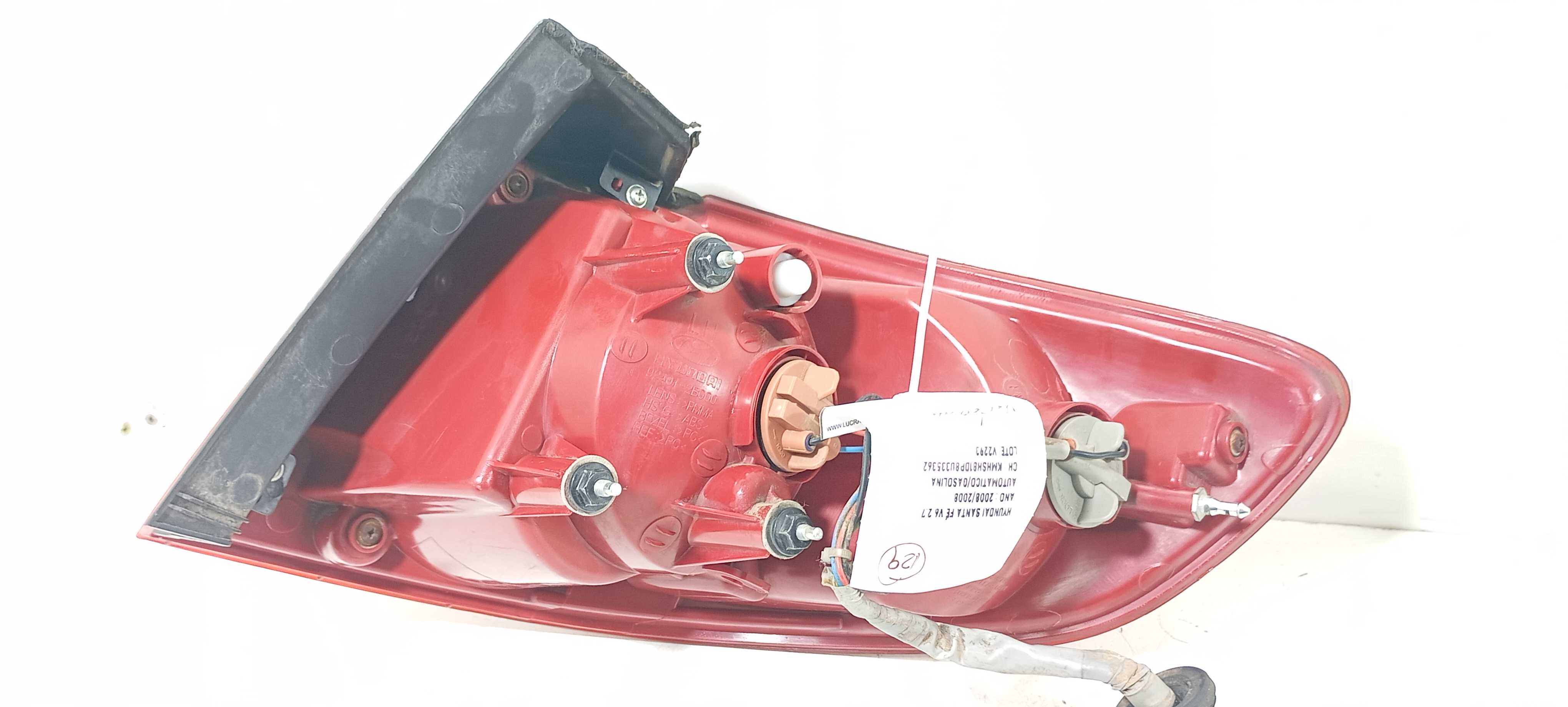 Lanterna Traseira Esquerda Hyundai Santa Fé 2.7 2008 V2293 Esquerdo/motorista 2