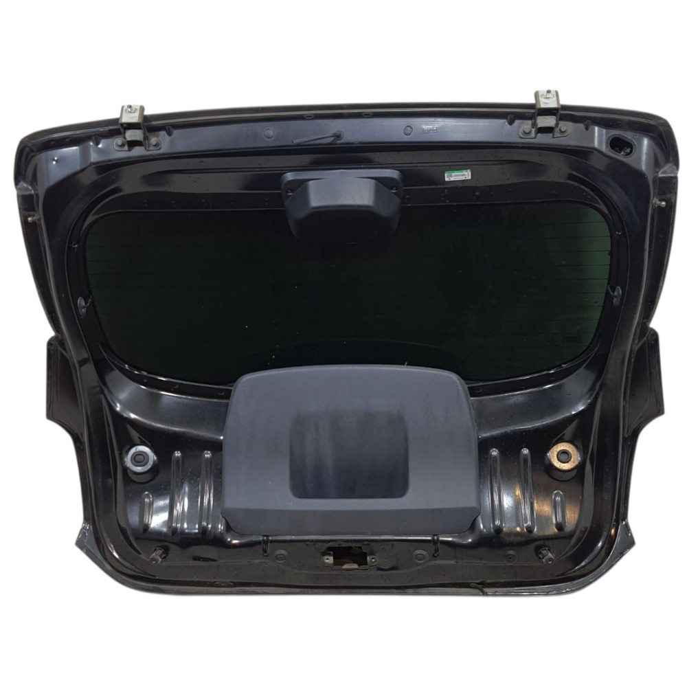 Tampa Traseira Detalhe Renault Sandero Ano 2019 Kj420870 Preto 8