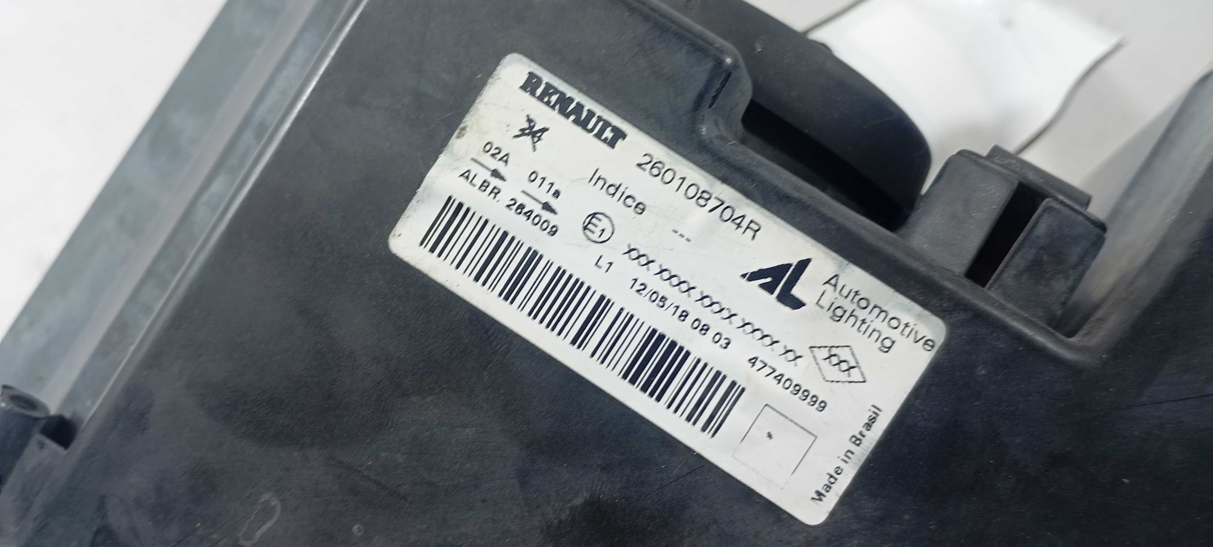 Farol Direito Renault Sandero 1.0 2019 47740748 Recuperar Direito/passageiro 4