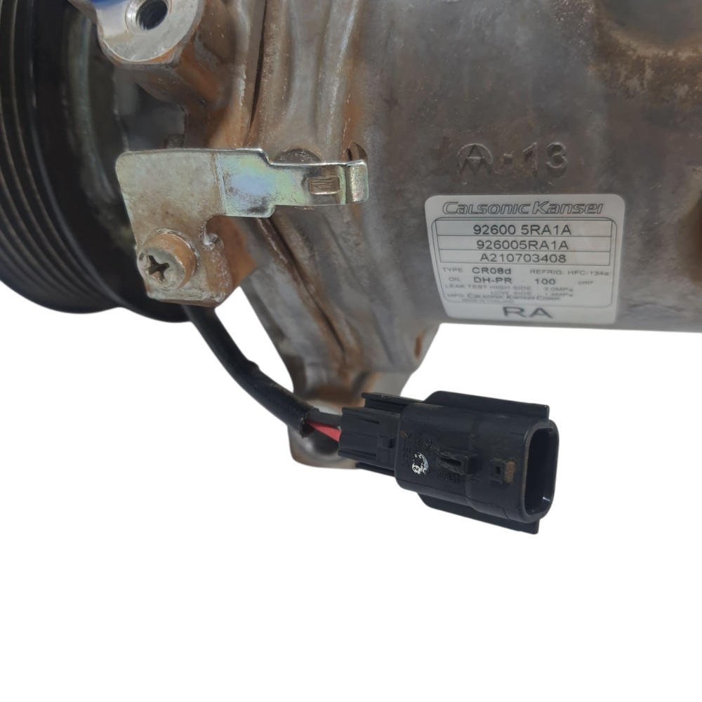 Compressor Ar 1.6 Condicionado Nissan Kicks 2022 926005ra1a 2