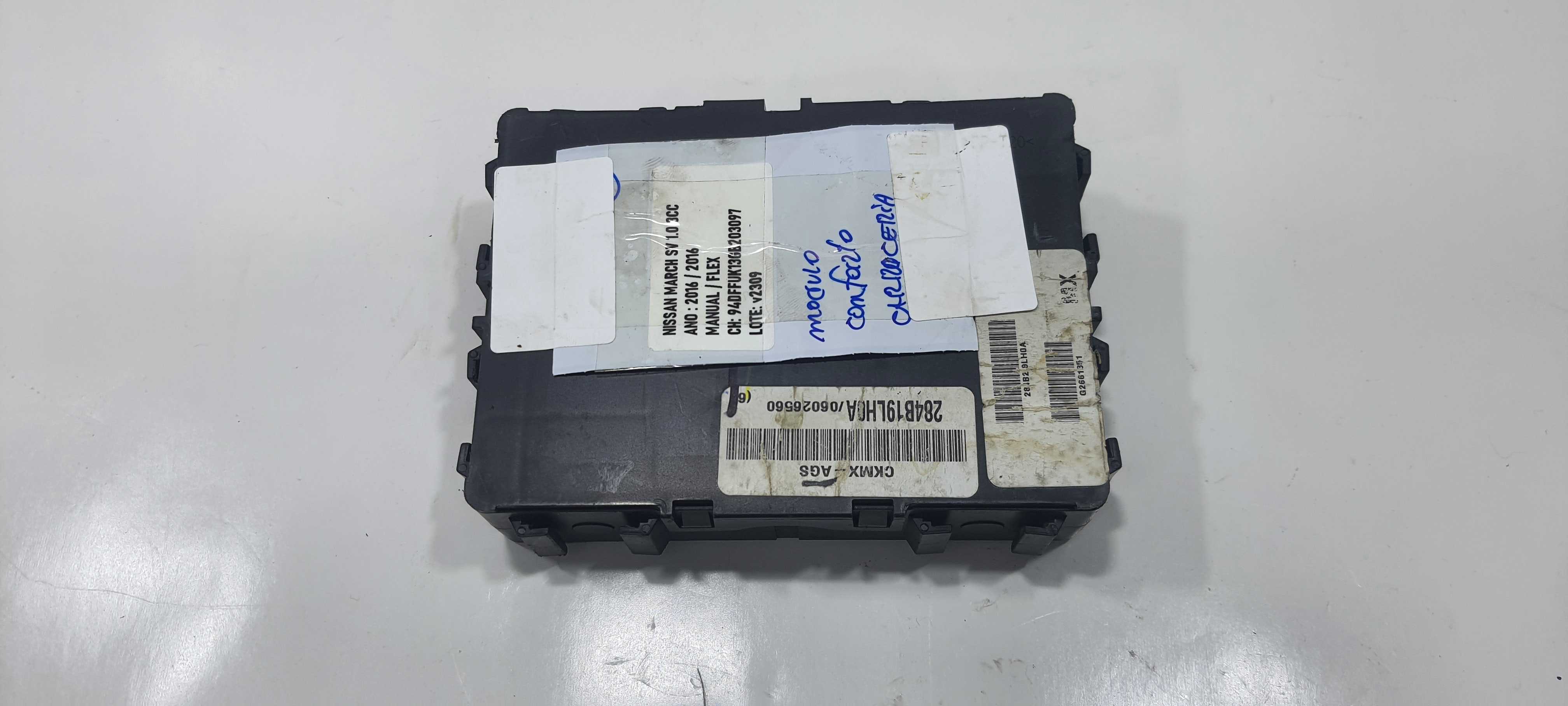 Modulo Conforto Nissan March Sv 1.0 2016 284b19lh0a 2