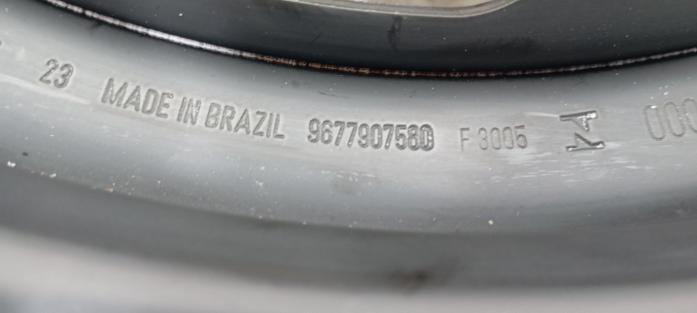 Roda Estepe Peugeot 208 Active 1.2 2018 9677907580 Preto 6