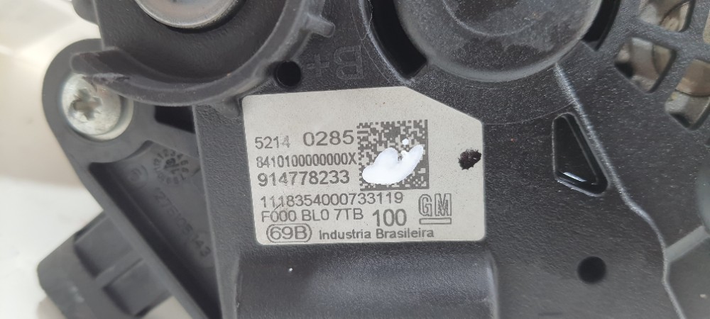 Alternador Chevrolet Prisma 1.4 Ano 2019 52140285 6