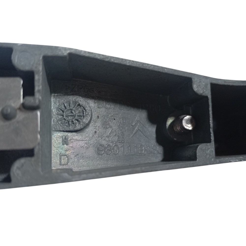 Macaneta Externa Traseiro Direito Aircross 2018 9801119180 Preto Traseira 5