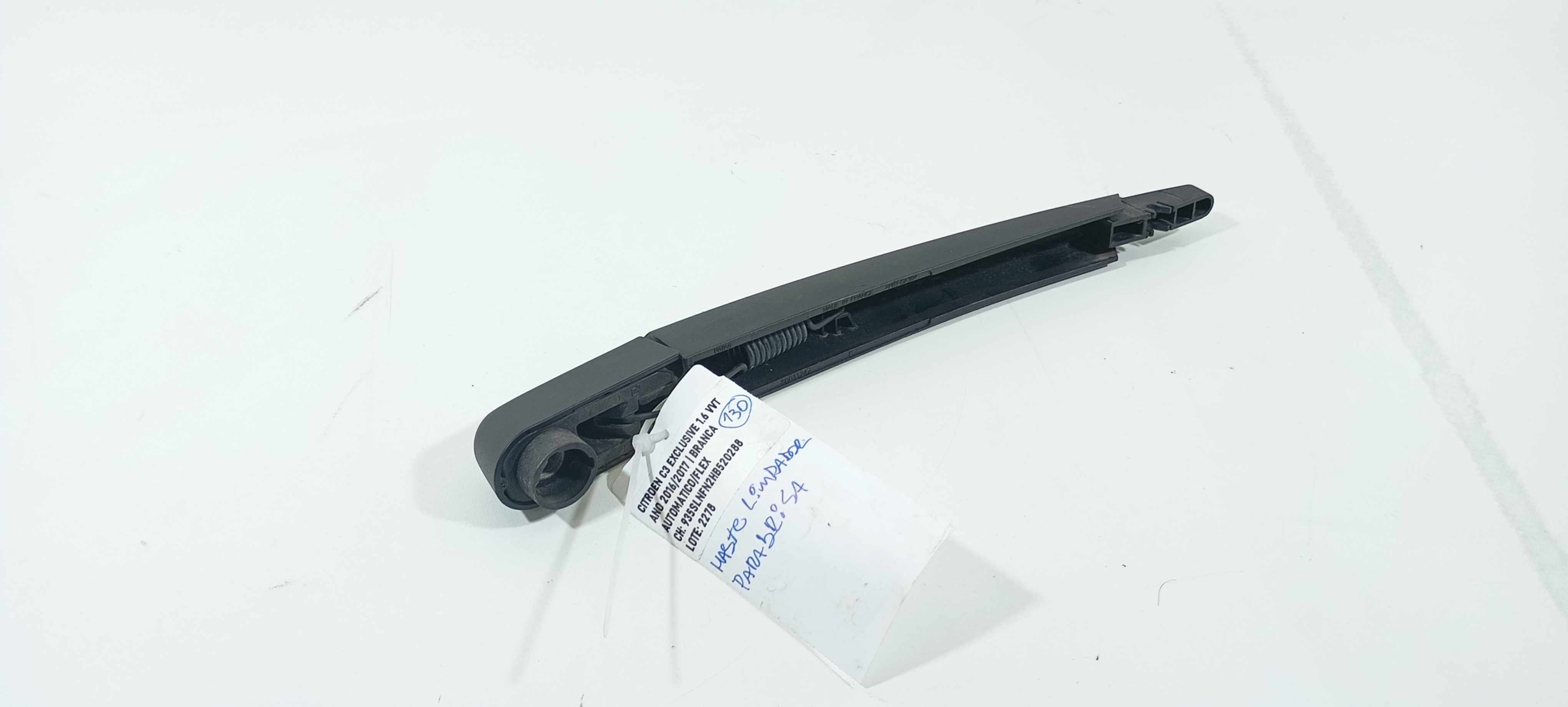 Braço Limpador Traseiro C3 Exclusive 1.6 Vvt 2016 V2278 2