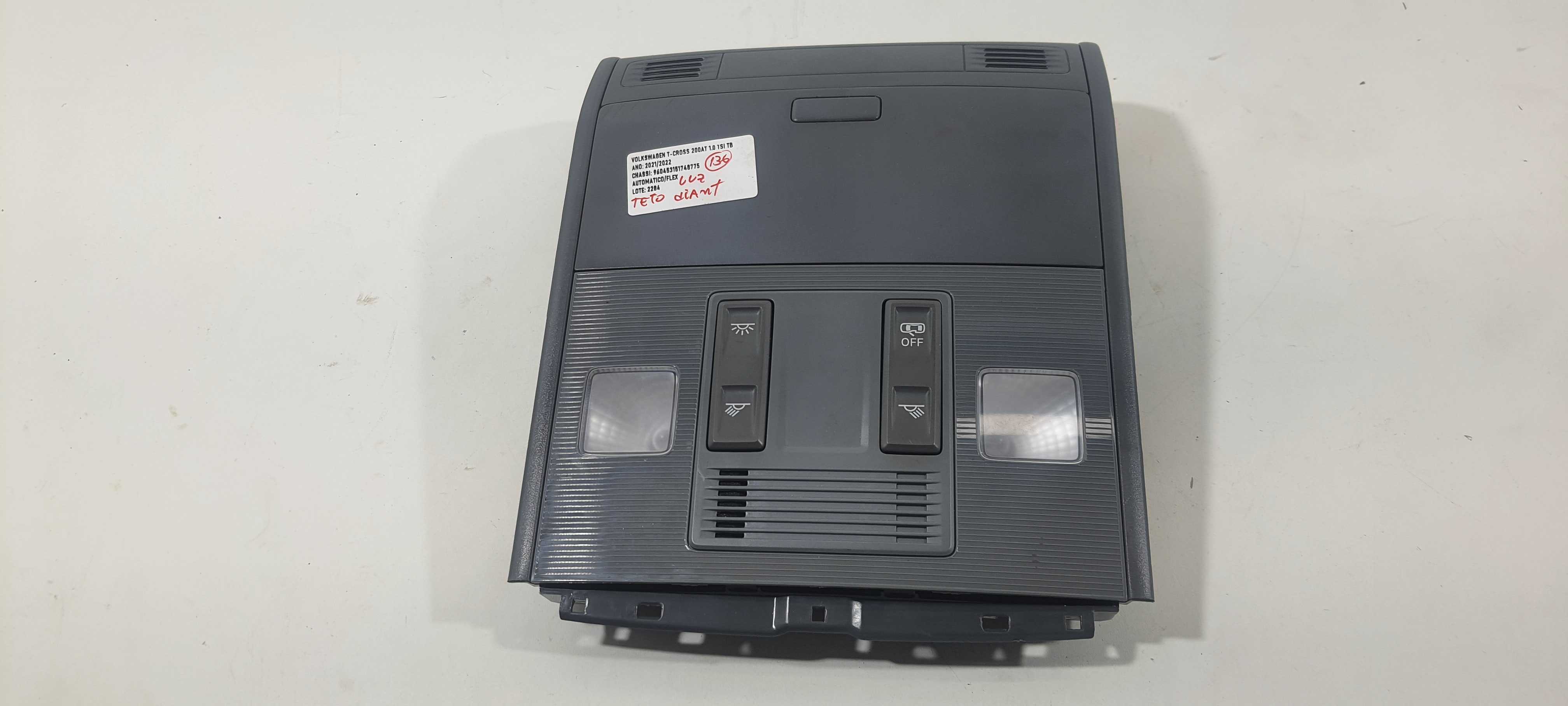 Luz Teto Dianteira T-cross 200at 1.0 Tsi Tb 2021 V2284 2