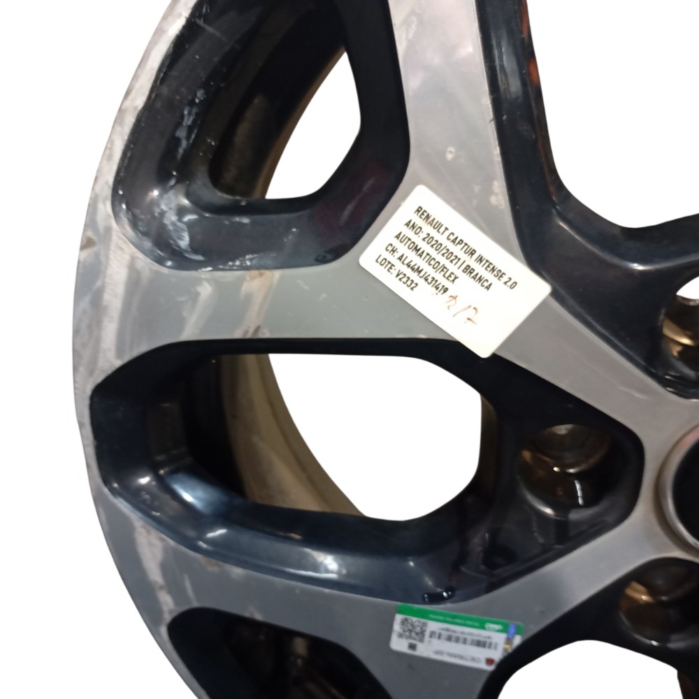 Roda Aro 17 Renault Captur Intense 2.0 2021 403006572r Cinza 4