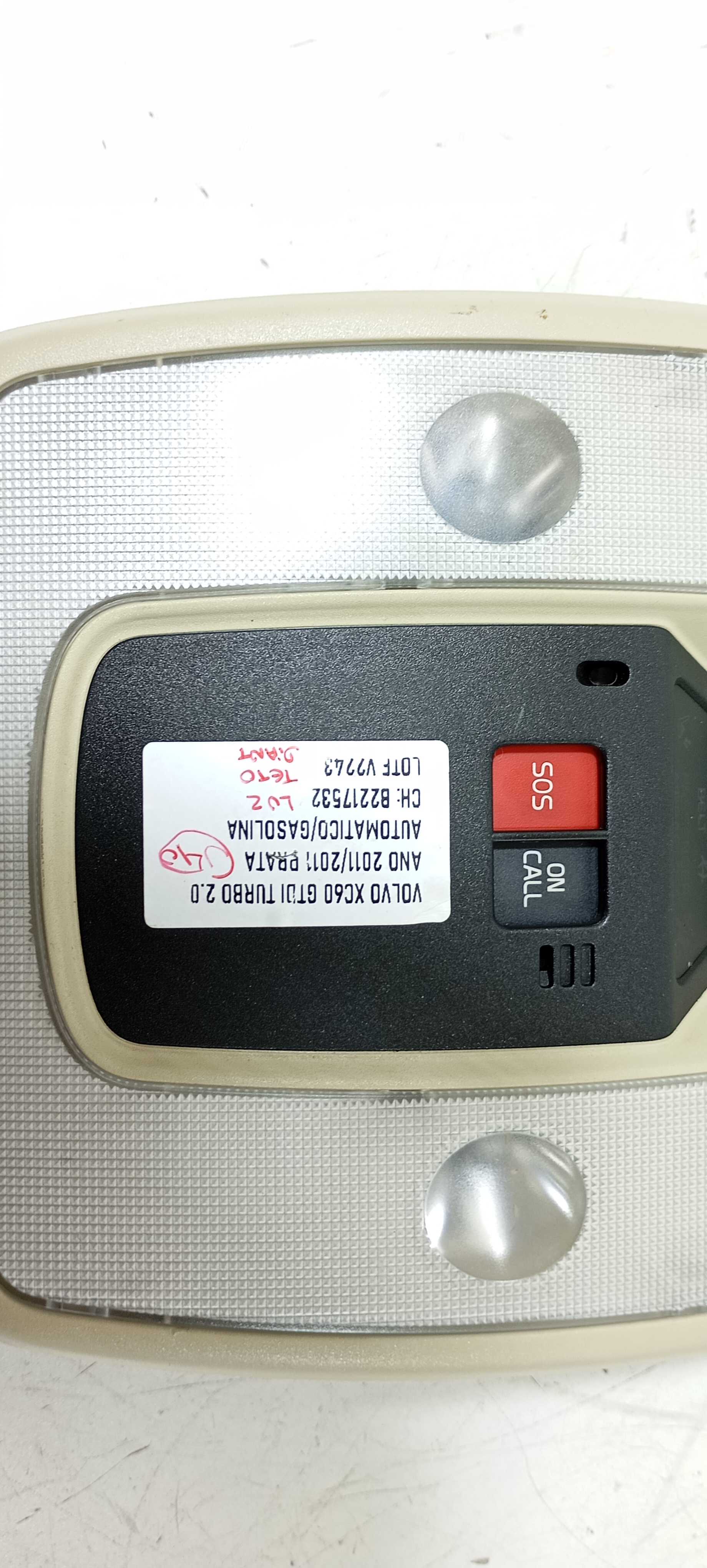 Luz Teto Dianteiro Volvo Xc60 Gtdi Turbo 2.0 2011 V2243 9
