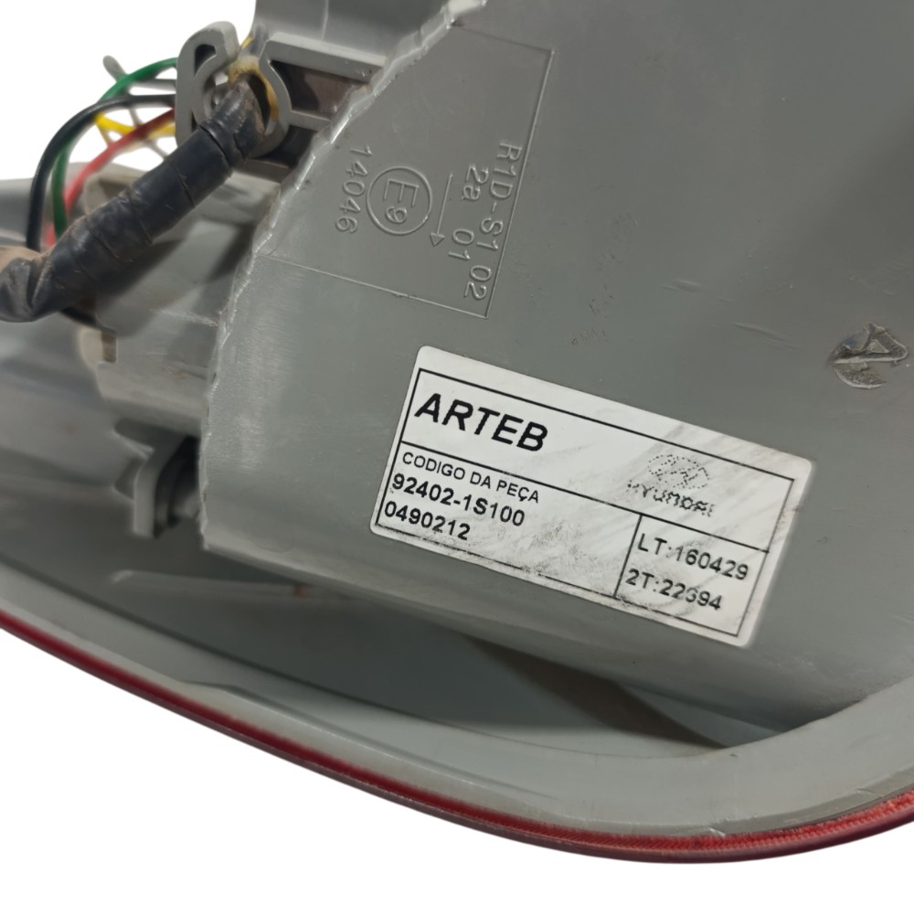 Lanterna Direita Hb20s 1.6 2016 924021s100 Direito/passageiro Vermelha 8