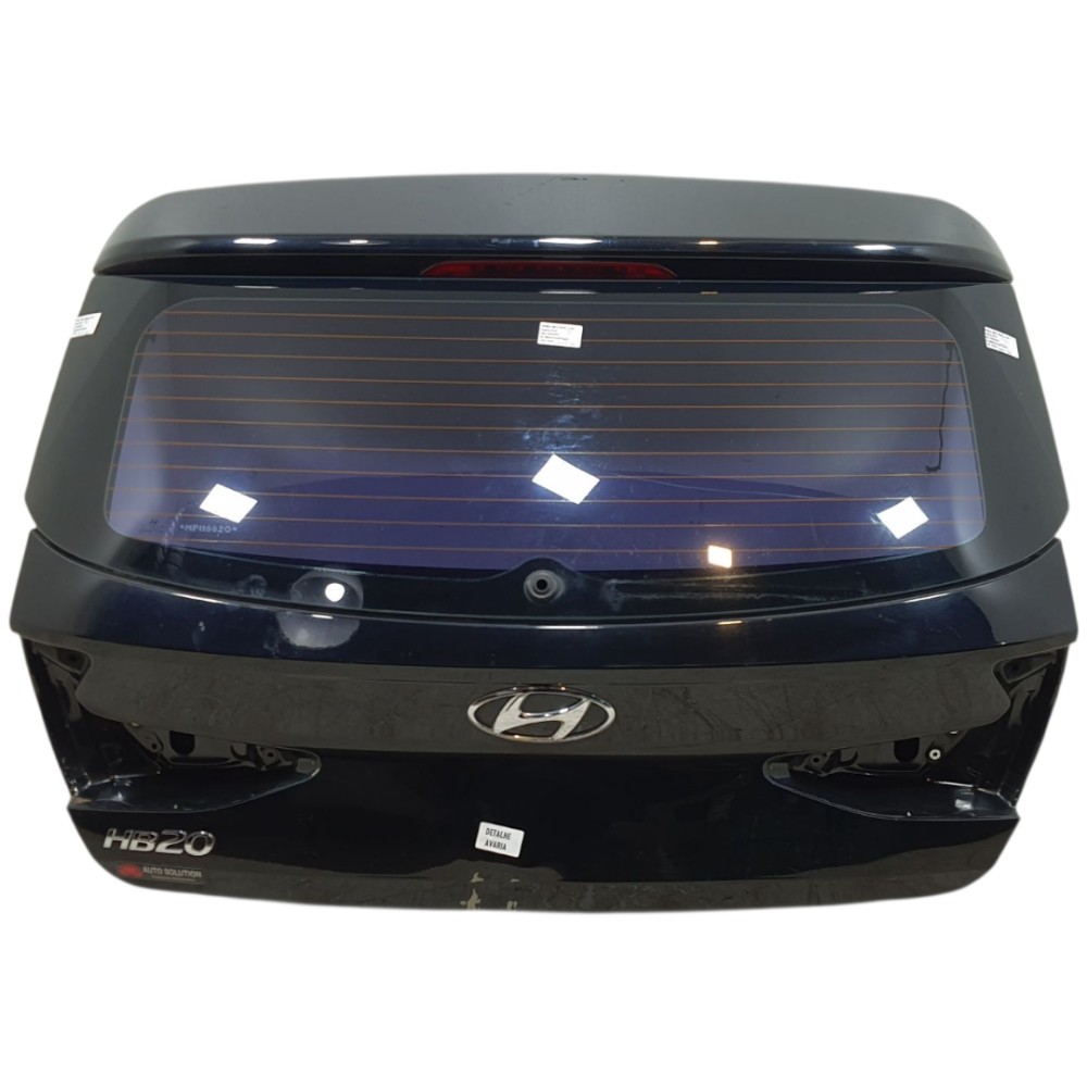 Tampa Traseira Hyundai Hb20 Detalhe Ano 2021 Mp116620 Preto 3