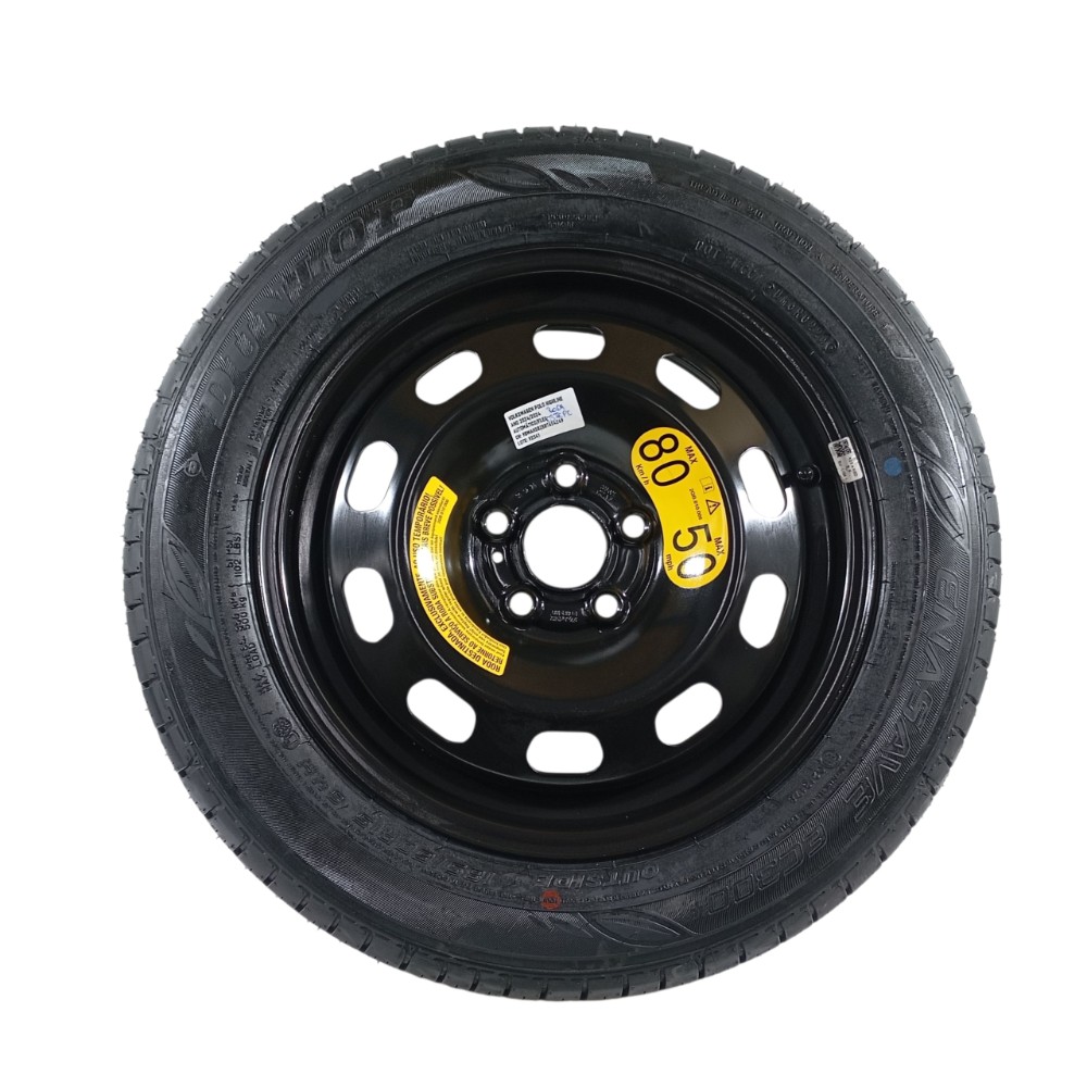 Roda Estepe Aro 15 Polo Highline 2024 2qb010006 Preto