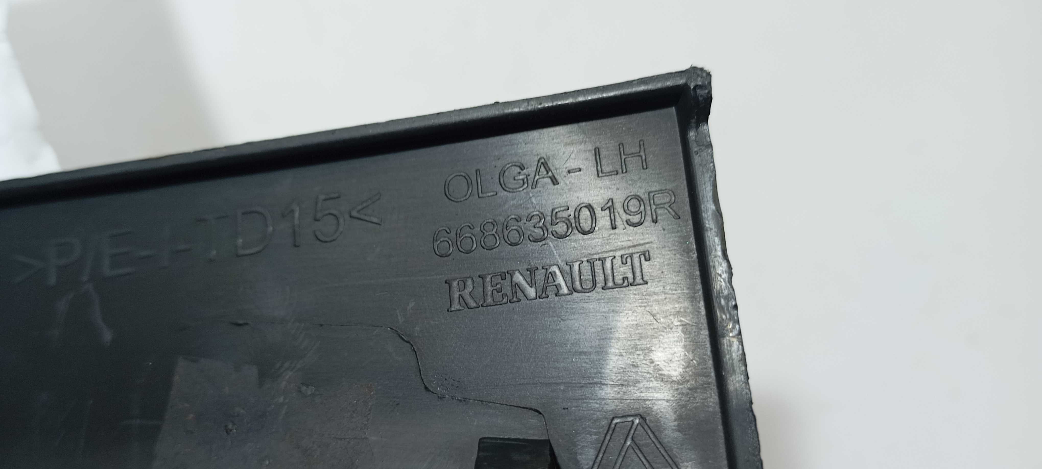 Moldura Churrasqueira Esquerda Renault Kwid 2021 668635019r Preto 4