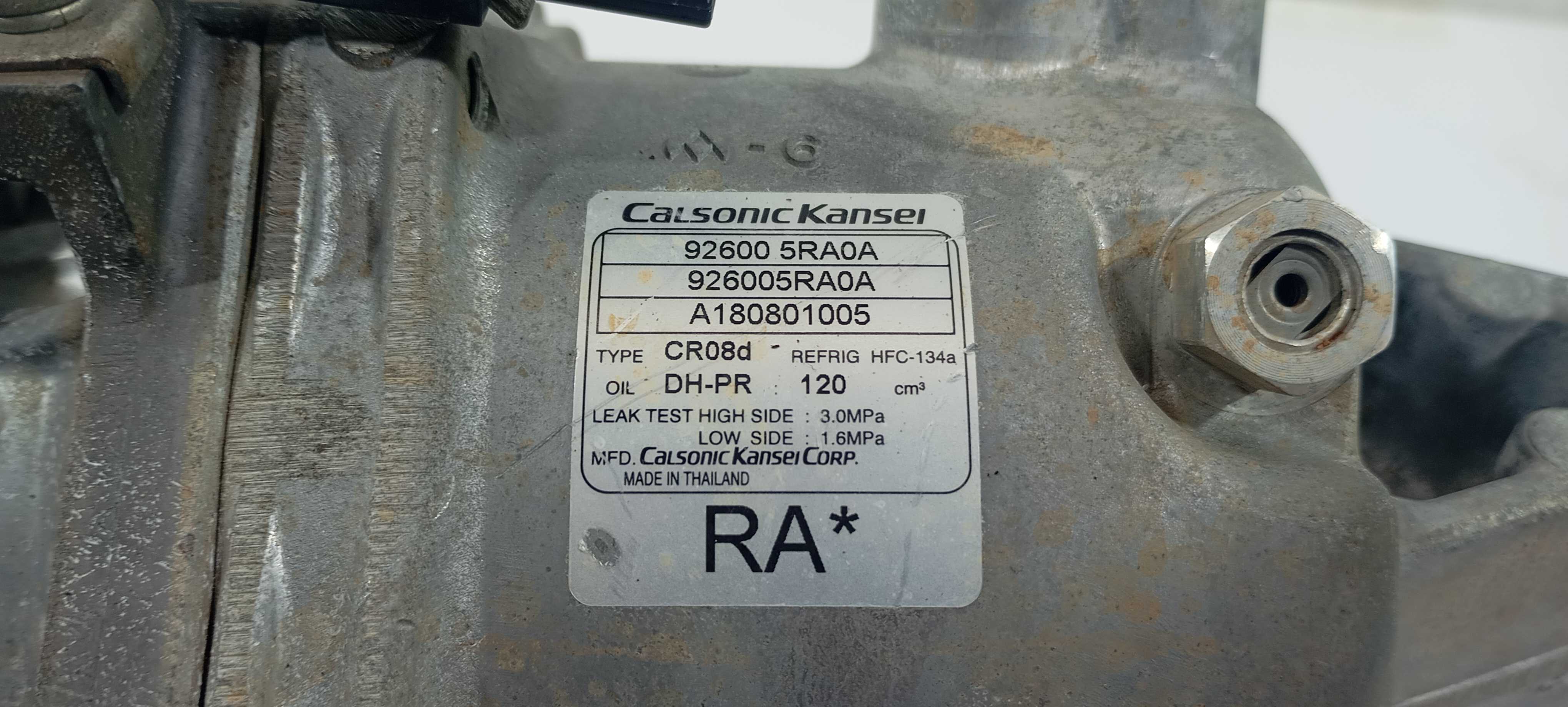 Compressor Ar Condicionado Nissan Kicks 1.6 2019 926005ra0a 5