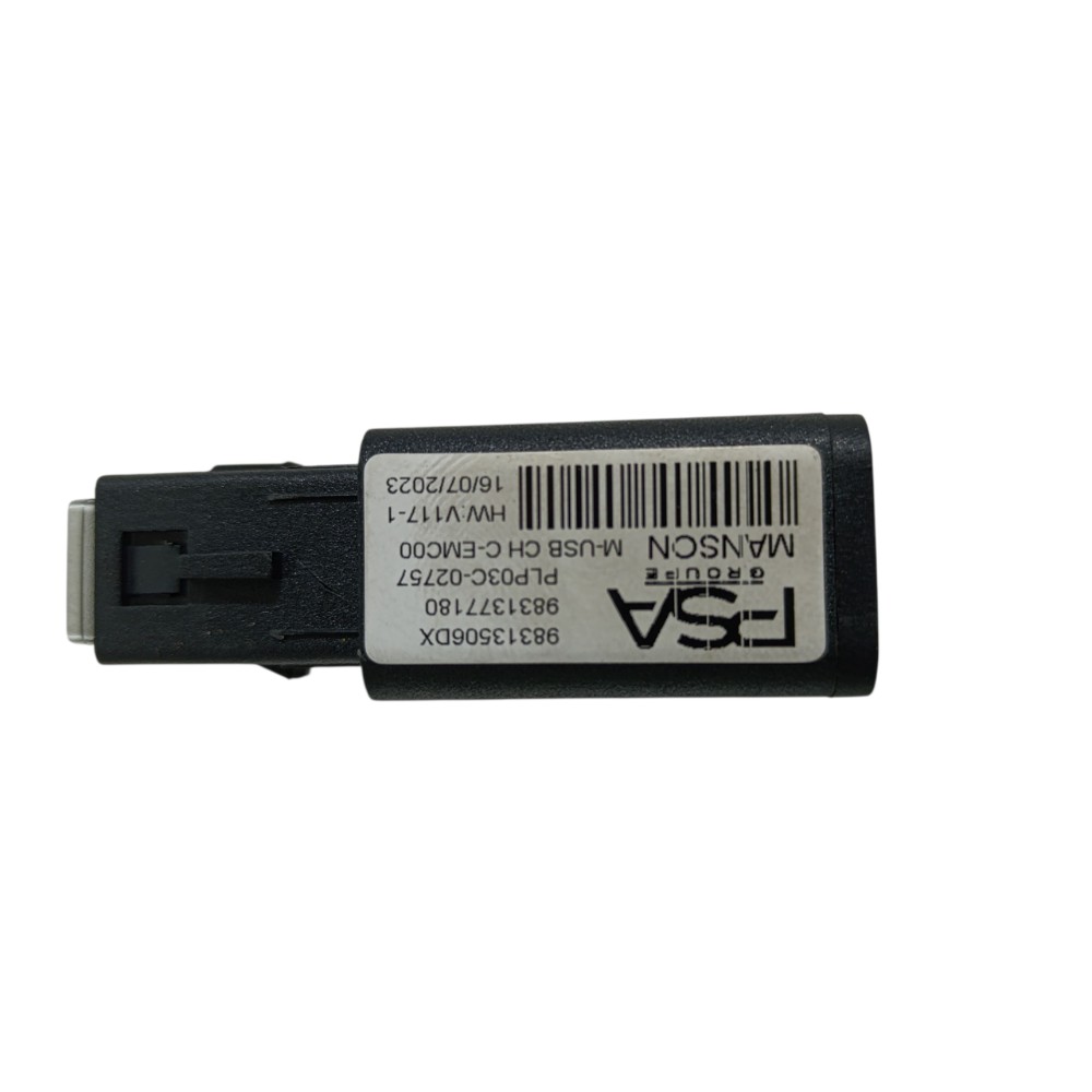 Conector carga tipo C Peugeot 208 ano 2024 98313506DX 2