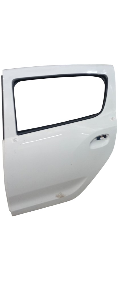 Porta Tras Esquerda Reanult Sandero 1.0 2020 821017625r Traseira Esquerda Branca 3