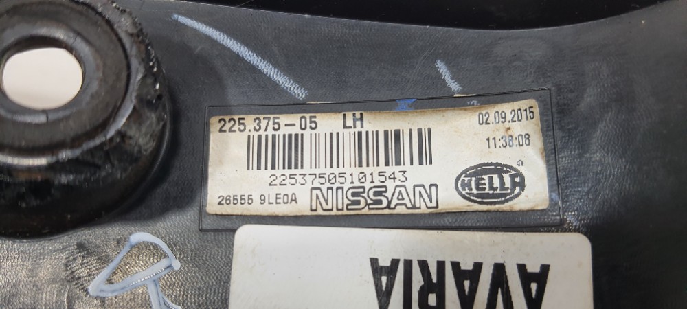 Lanterna Traseira Esquerda Avaria Nissan March 2019 22537505 8
