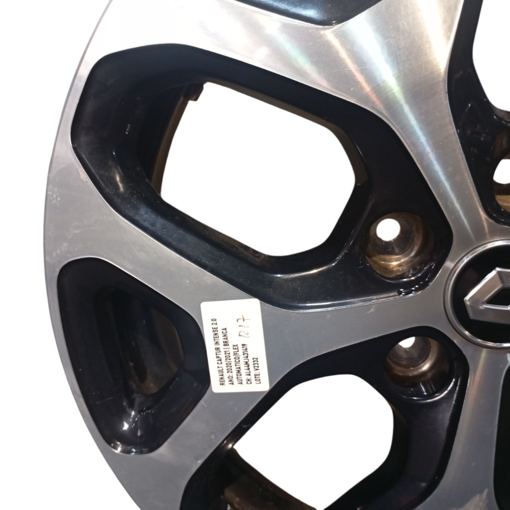 Roda Aro 17 Renault Captur Intense 2.0 2021 403006572r Cinza 3