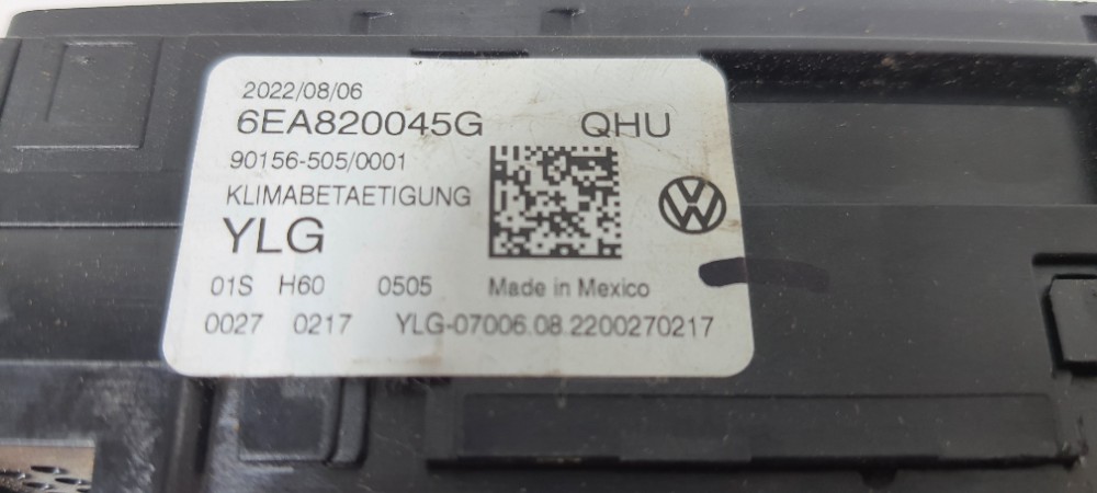 Comando Ar Condicionado T-cross Tsi 2023 6ea820045g 8