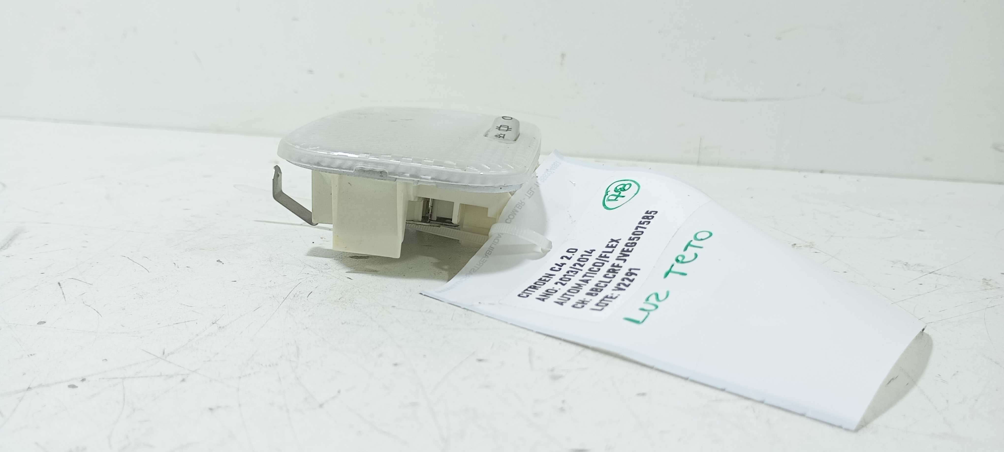 Luz Teto Traseiro Citroen C4 2.0 2014 Flex V2291 3