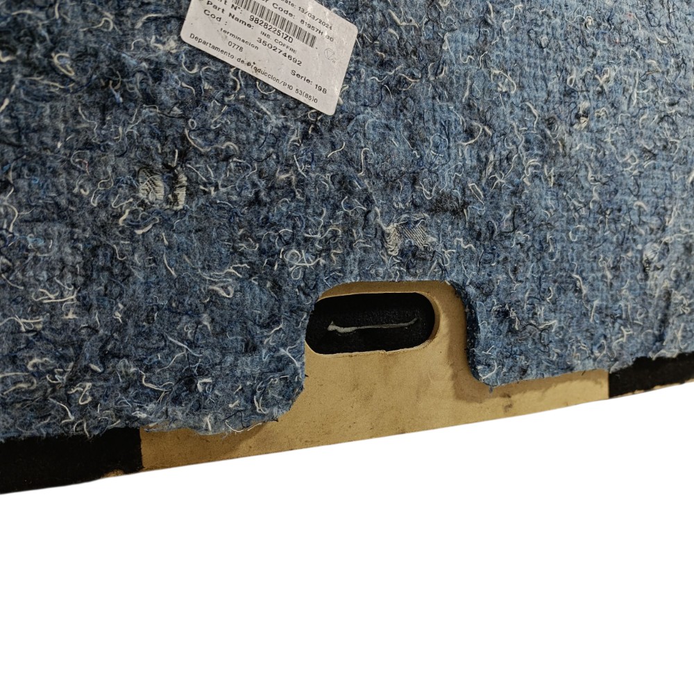 Forro porta malas Peugeot 208 ano 2024 98282251ZD 5