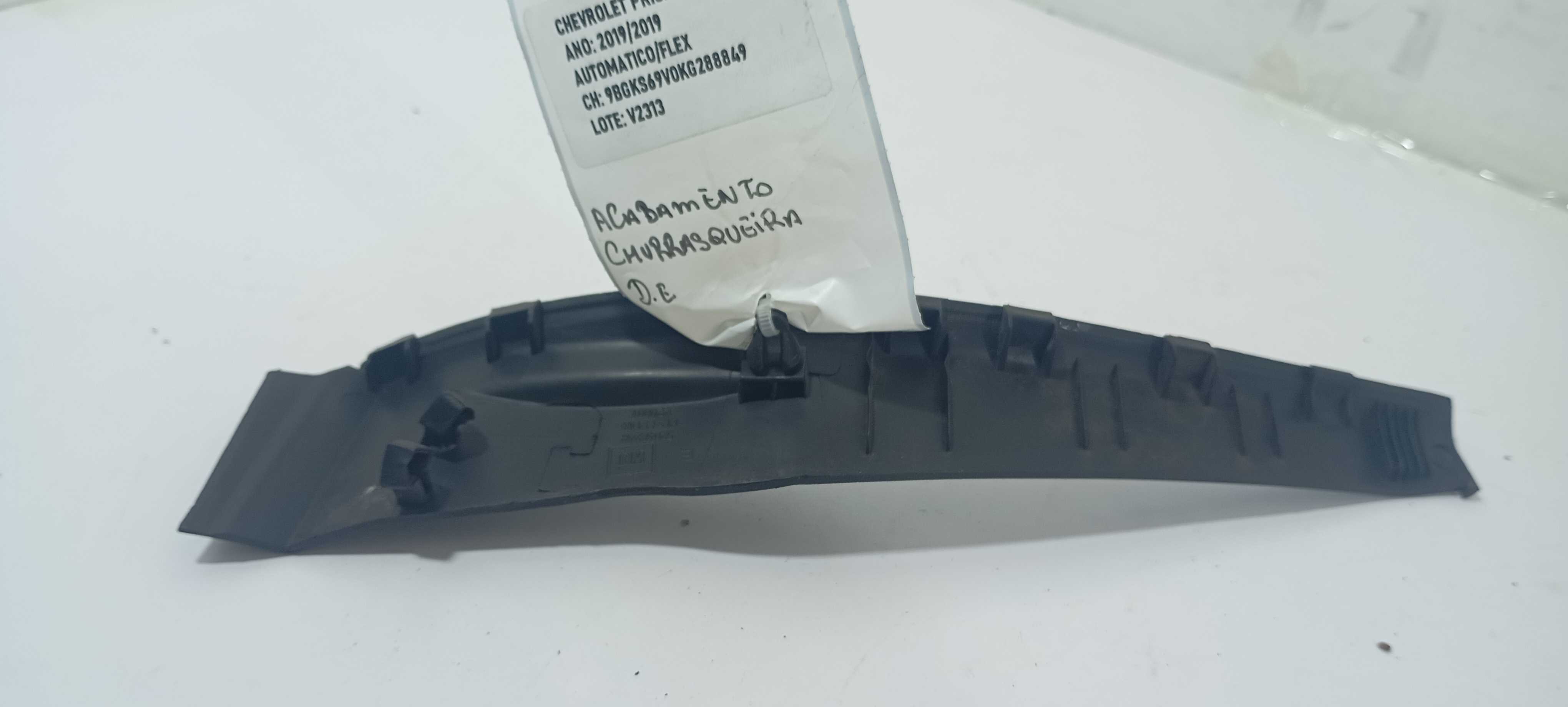 Acabamento Churrasqueira Esq Gm Prisma 1.4 Lt 2019 52048248 Preto 2