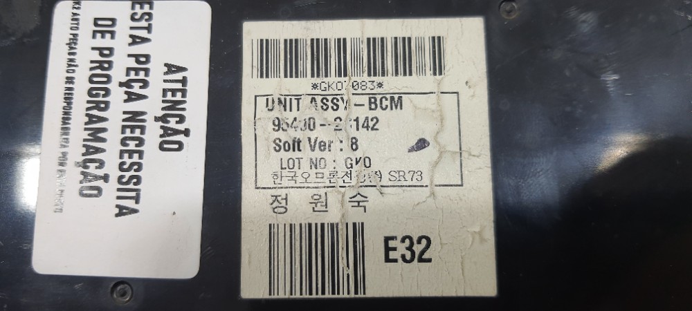 Kit Code Hyundai Ix35 2.0 Ano 2012 391522elf0 3