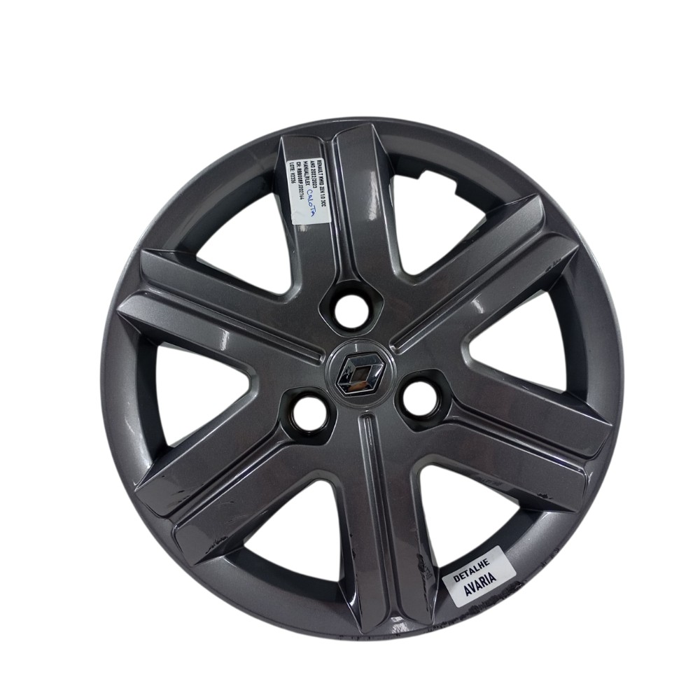 Calota Roda 14 Renault Kwid 2023 403159083r Cinza 1