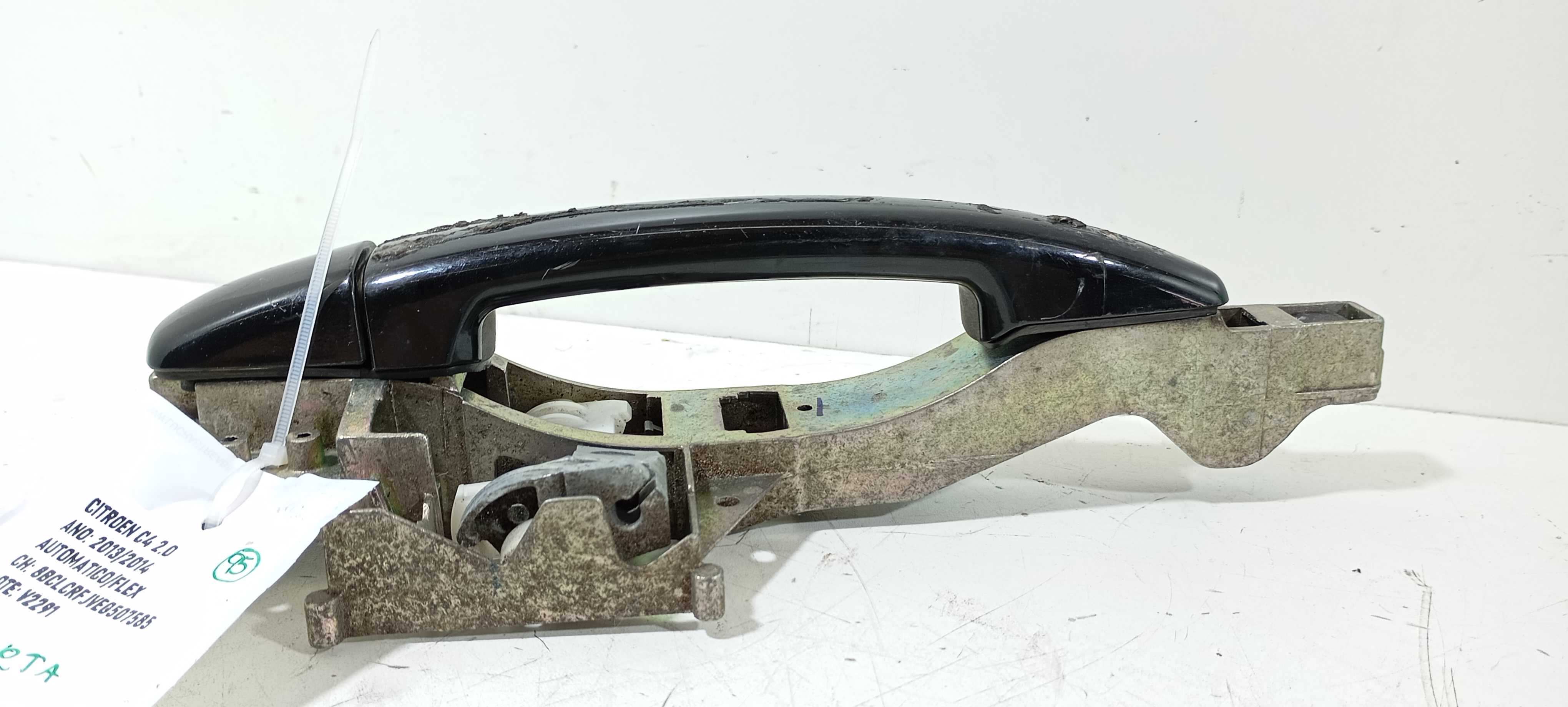 Maçaneta Externa Traseiro E. Citroen C4 2.0 2014 Flex V2291 Preto Traseira 6