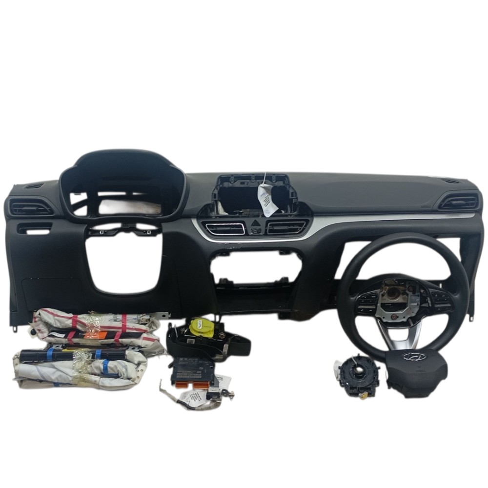 Painel E Volante Hyundai Hb20 Sense 1.0 2023 95910r1350 Preto 2