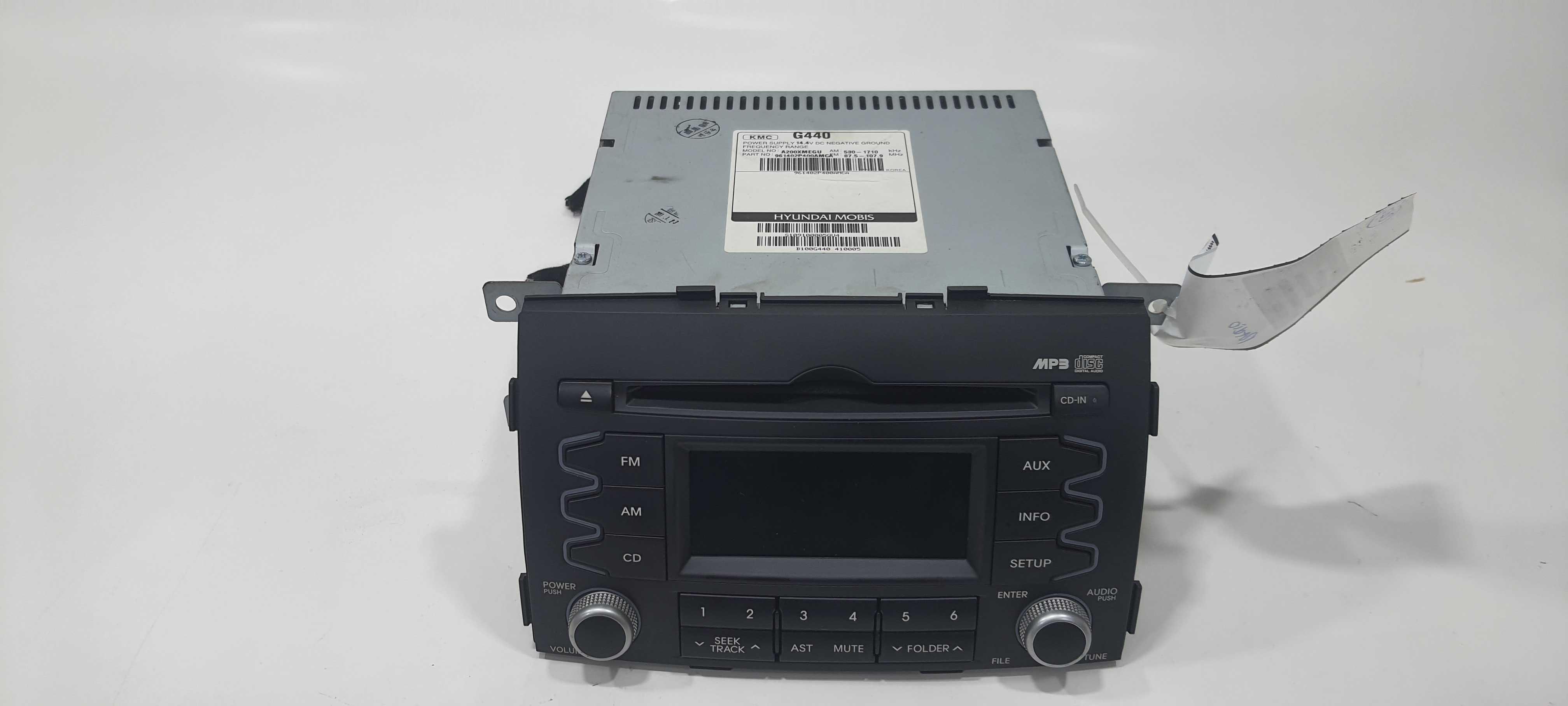 Radio Kia Sorento 2.4 2012 961402p400amca 3