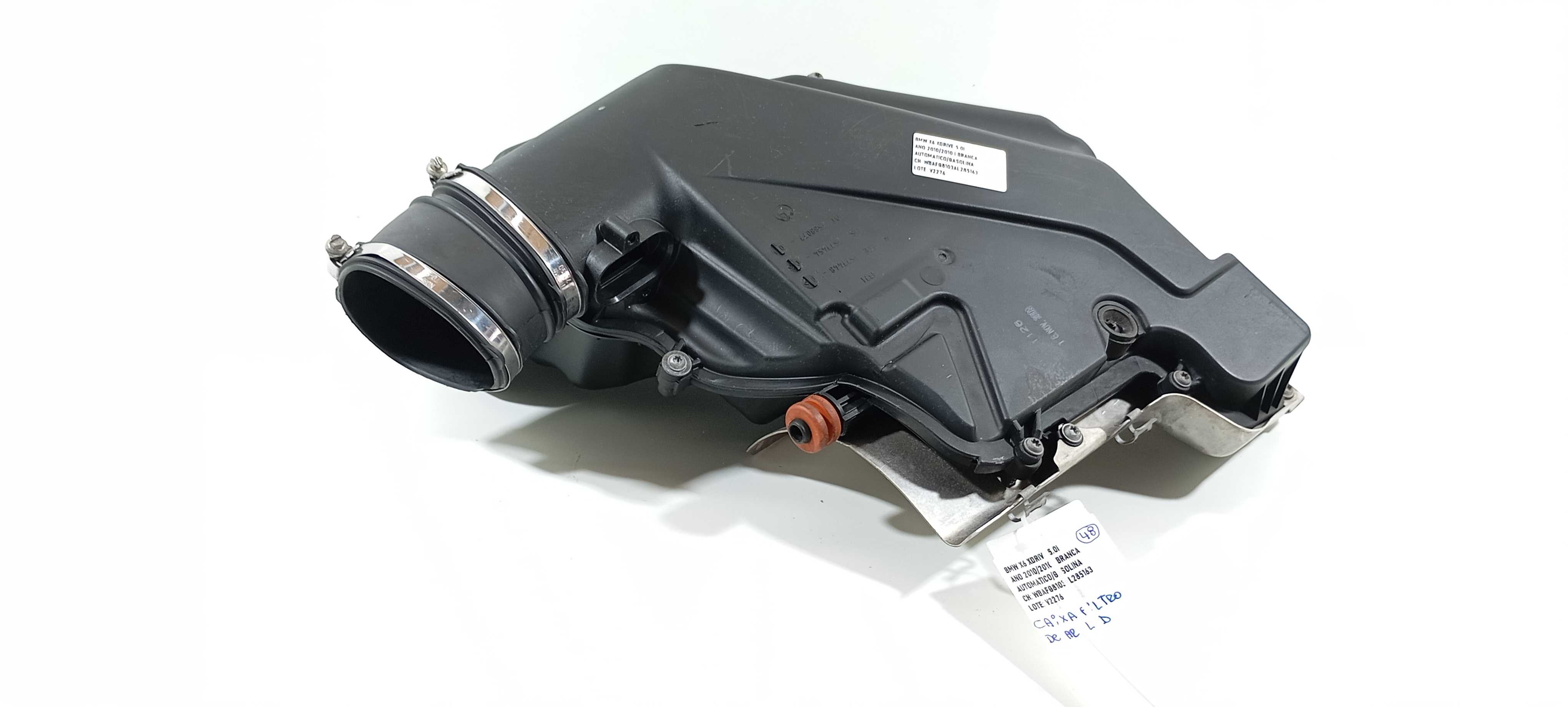 Caixa Filtro De Ar L.d C/detalhe  Bmw X6 Xdrive 4.4  V2276 2