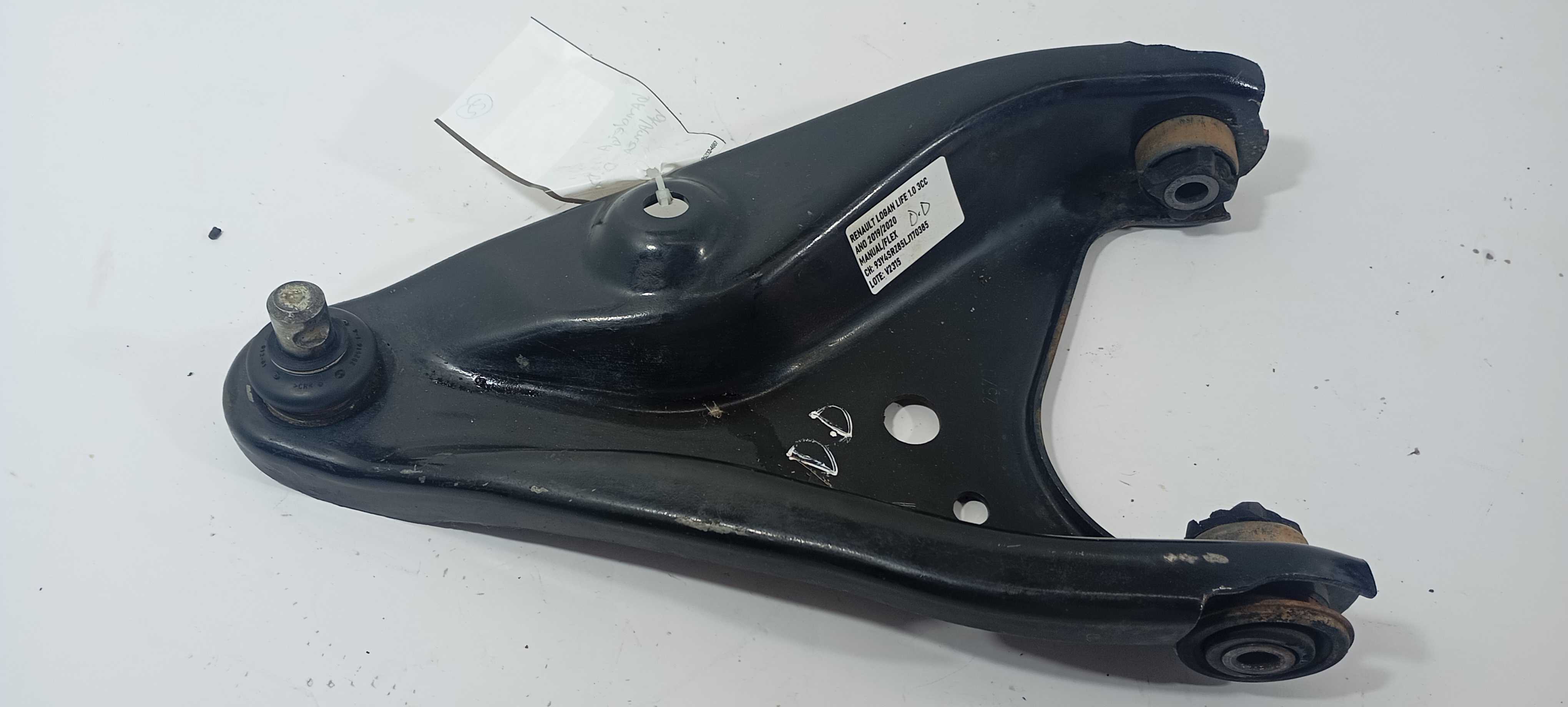 Brandeja Dianteira Direita Renault Logan 1.0 2020 357257d Preto 3
