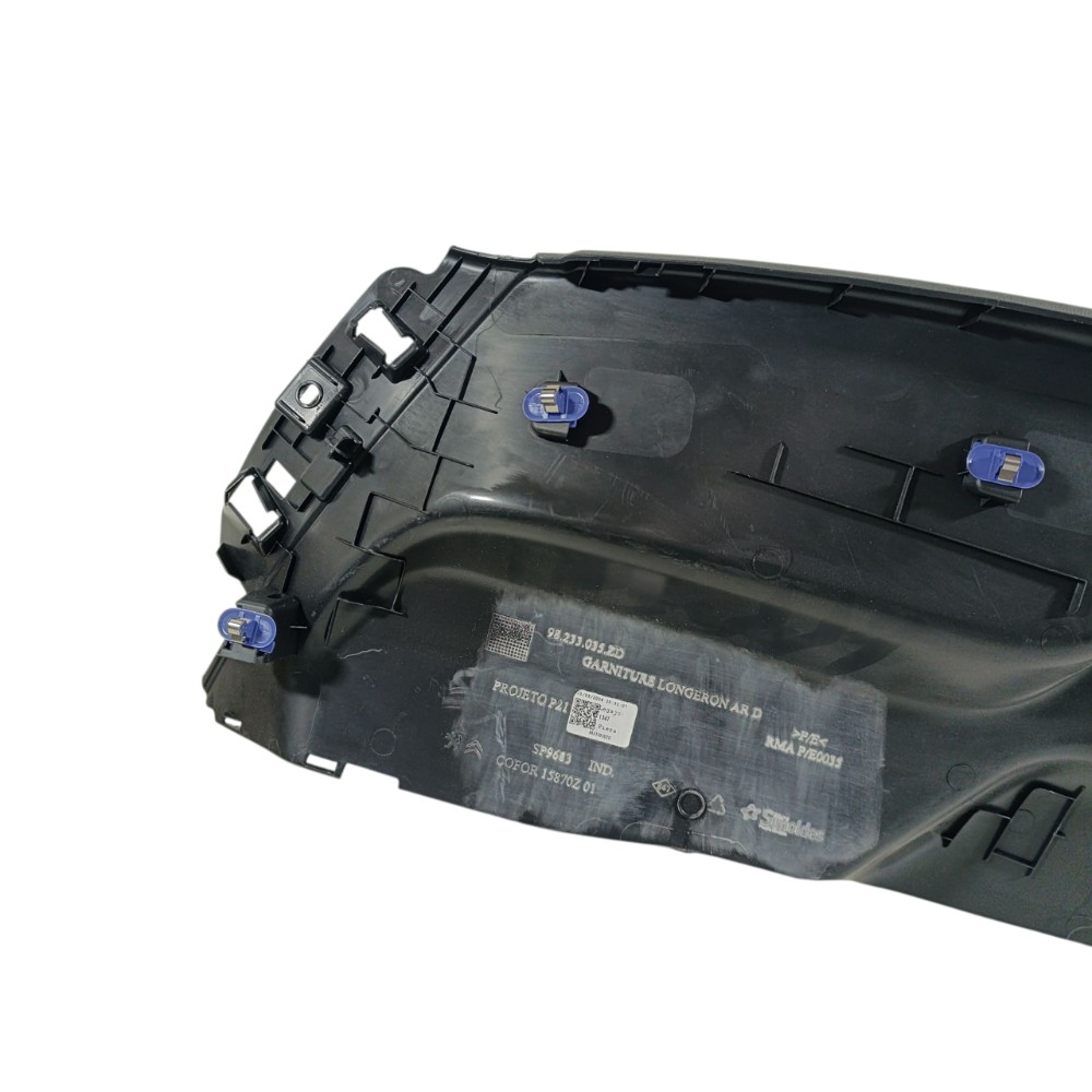 Acabamento interno TD Peugeot 208 2024 ano 98233035ZD 9