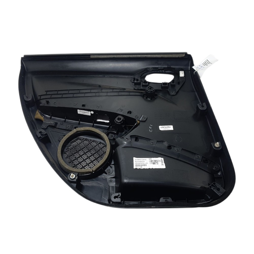 Forro Porta Traseiro Direito Peugeot 208 1.2 2018 9801305077 Preto 2