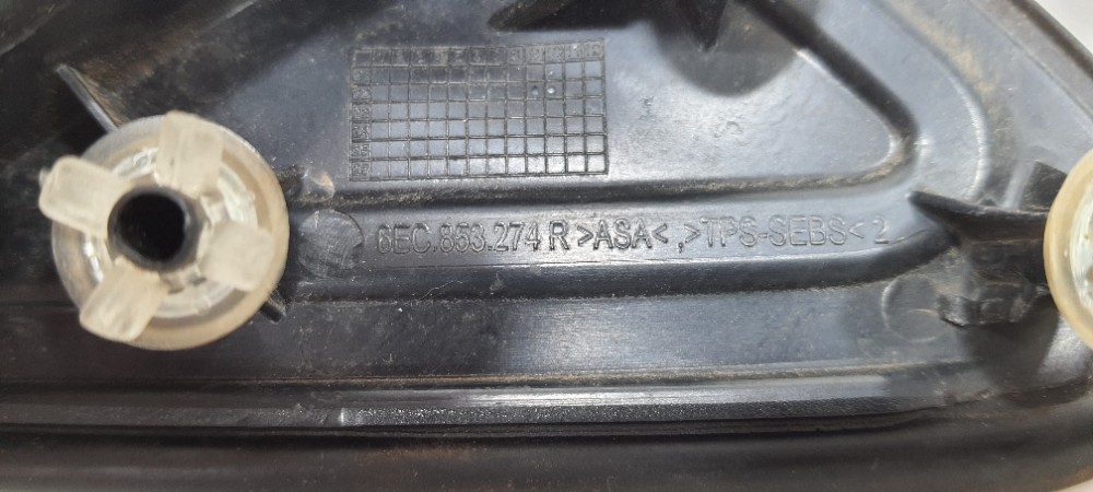 Acabamento Retrovisor Direito Vw Virtus 2023 6ec853274r Preto 5