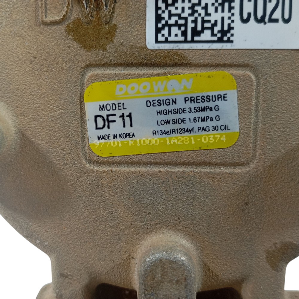 Compressor Ar Condicionado Hb20s Vision 1.0 2022 97701r1000 7