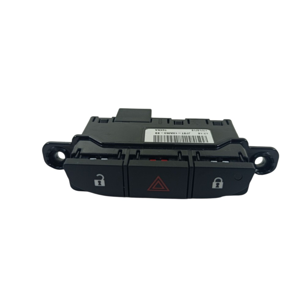 Botão Pisca Alerta Ford Ka Se 1.5 2020 J7bt13a350bb Preto 1