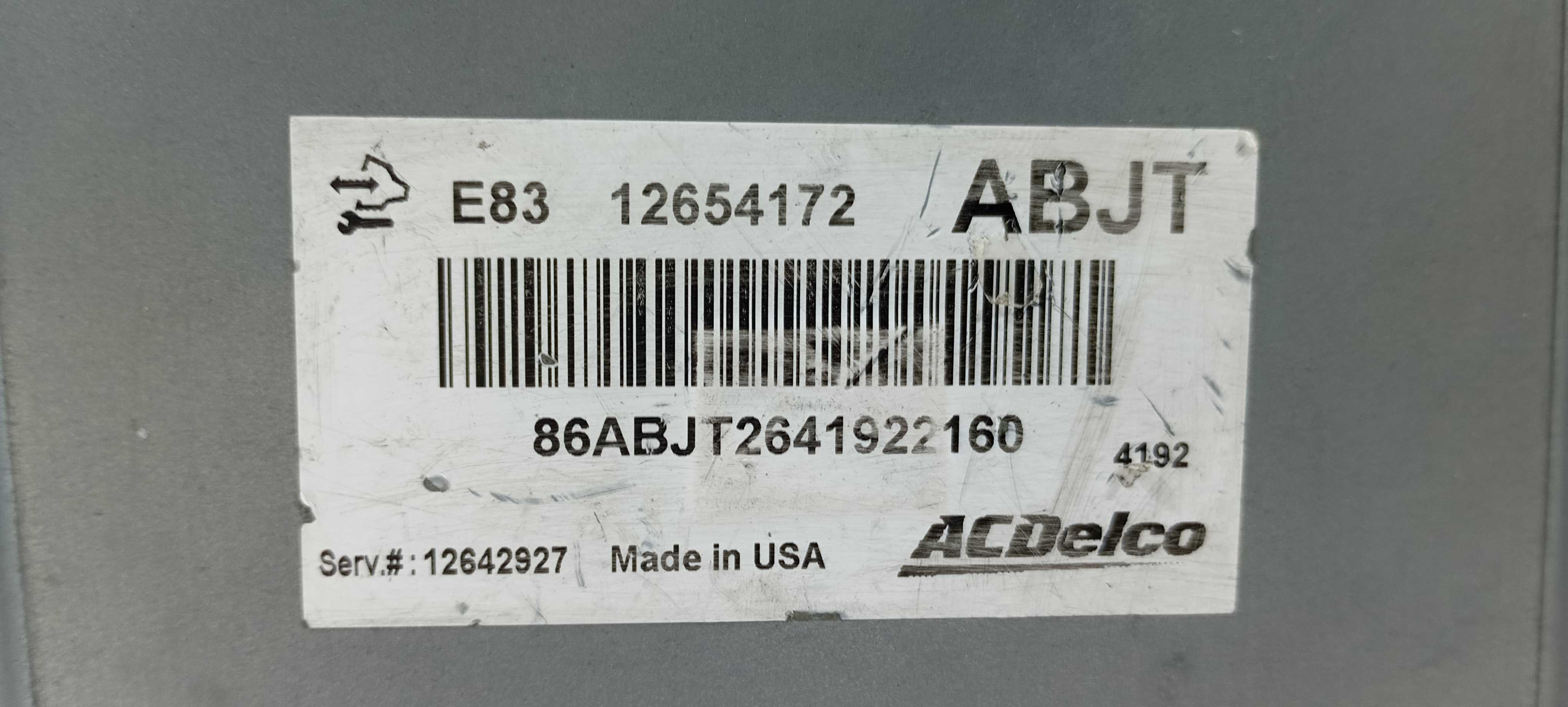 Módulo Injecao Chevrolet Onix 1.4 2018 E8312654172 9