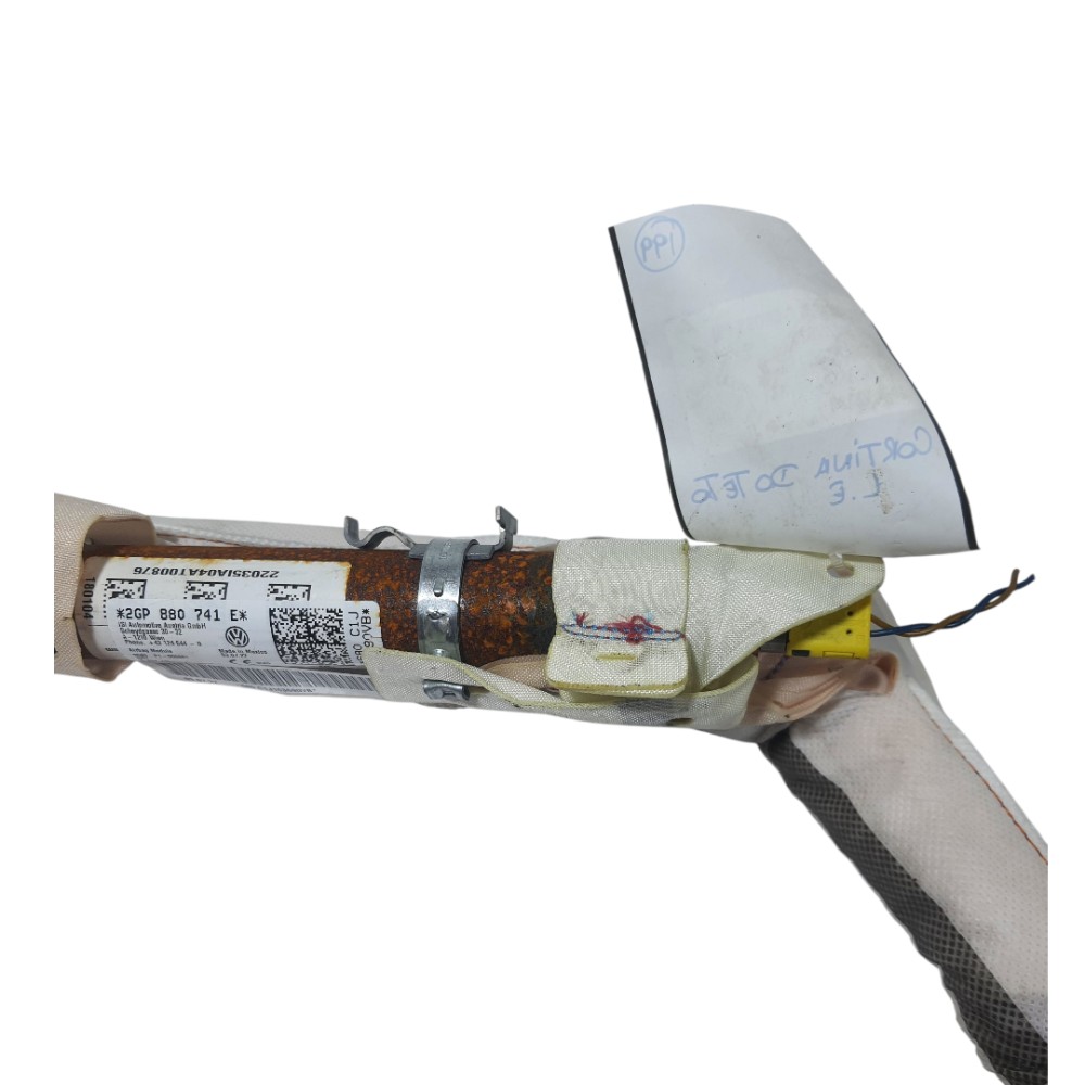 Cortina Esquerda Teto Volkswagen T-cross Tsi 2023 2gp880741 Branco 5