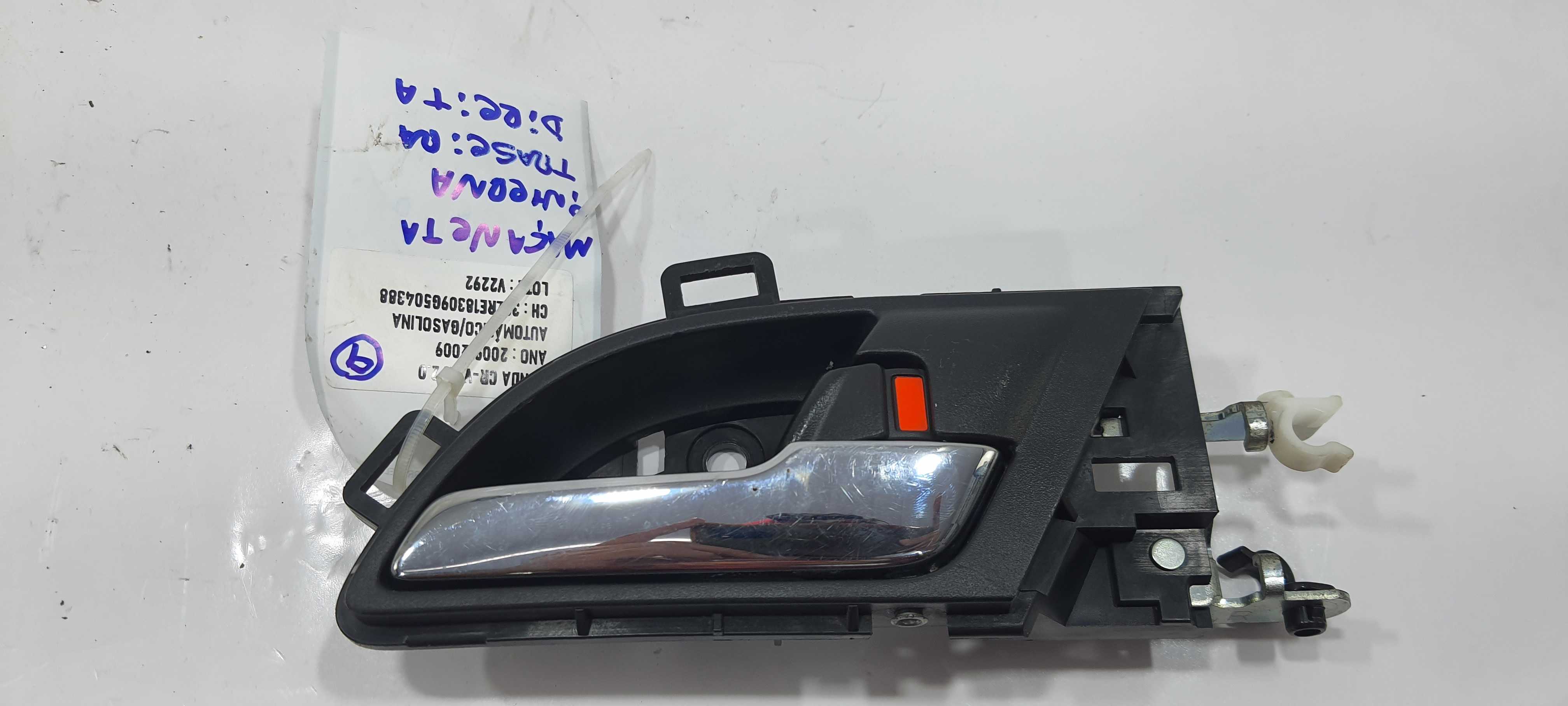 Maçaneta Int Traseira Direita Honda Crv Lx 2.0 2009 V2292 Traseira 6