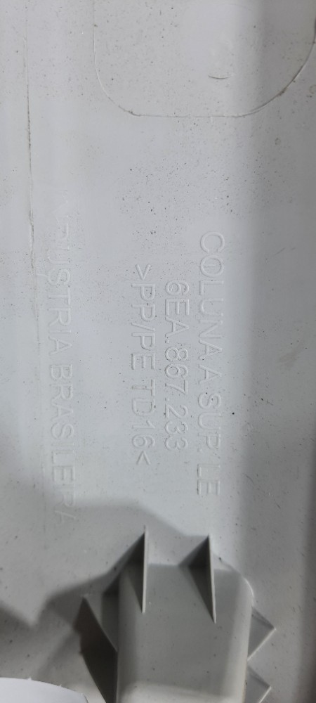 Moldura Coluna Parabrisa Esquerdo Vw Virtus 2023 6ea867233 Cinza 5