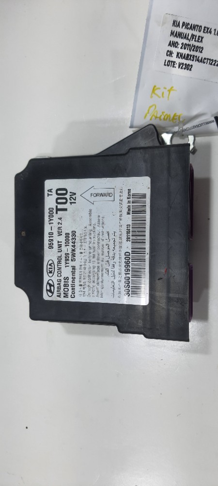 Painel  Volante Kia Picanto Ex4 1.0 2012 V2302 3