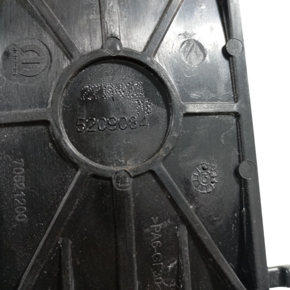Maçaneta Porta Traseira Direita Argo Drive 1.0 2023 5209084 Preto Traseira 8