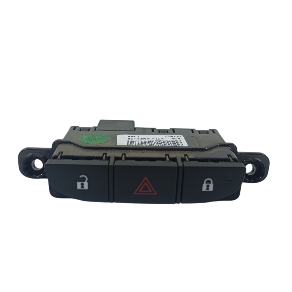 Botão Pisca Alerta Ford Ka 1.0 2021 J7bt13a350bb Preto 1