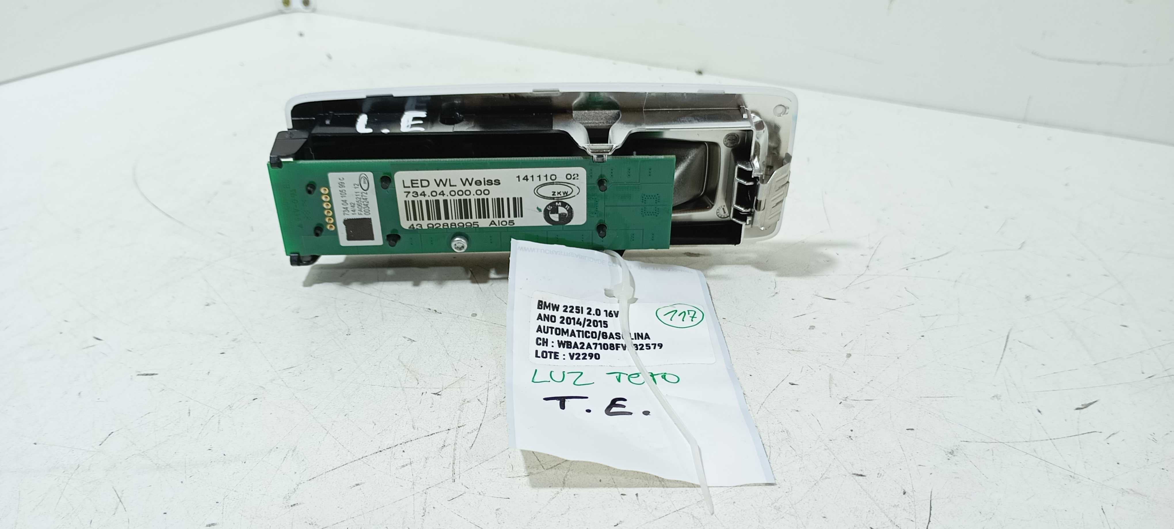 Luz Teto Traseiro Esquerdo Bmw 225i 2.0 2015 V2290 6