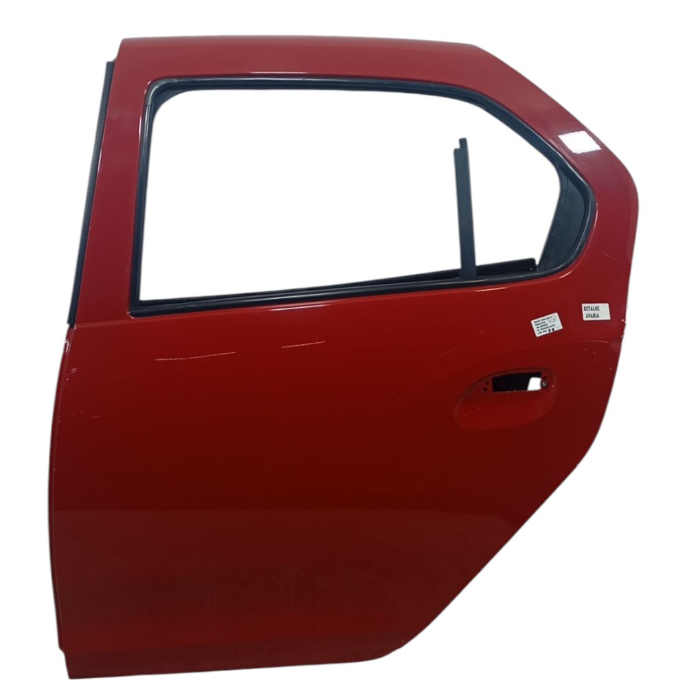 Porta Traseira Esquerda Renault Logan 1.0 2020 821017625r Vermelha 5