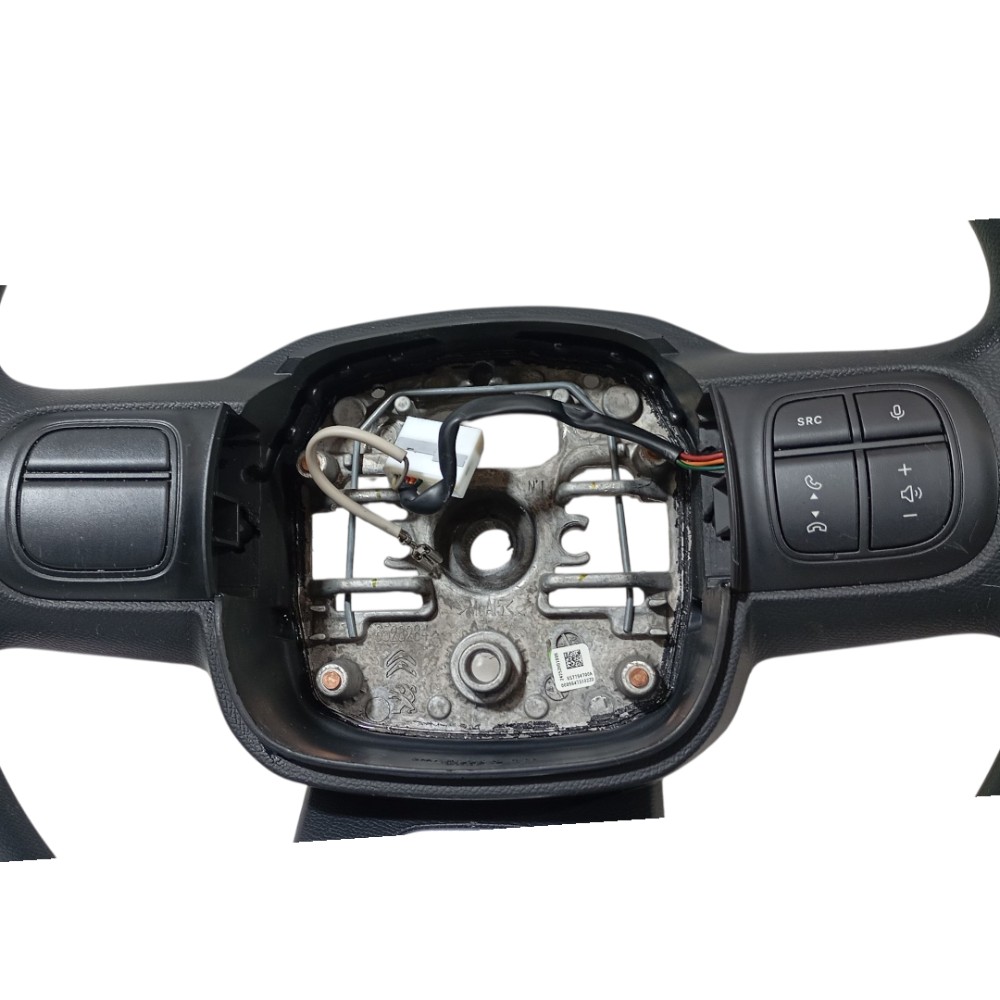 Volante Direção C/ Comando Citroen C3 2022 A 2024 657794700a Preto 3