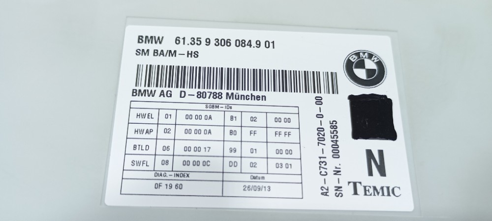 Modulo Conforto Bmw 316i Tb 16v 2014 V2277 3