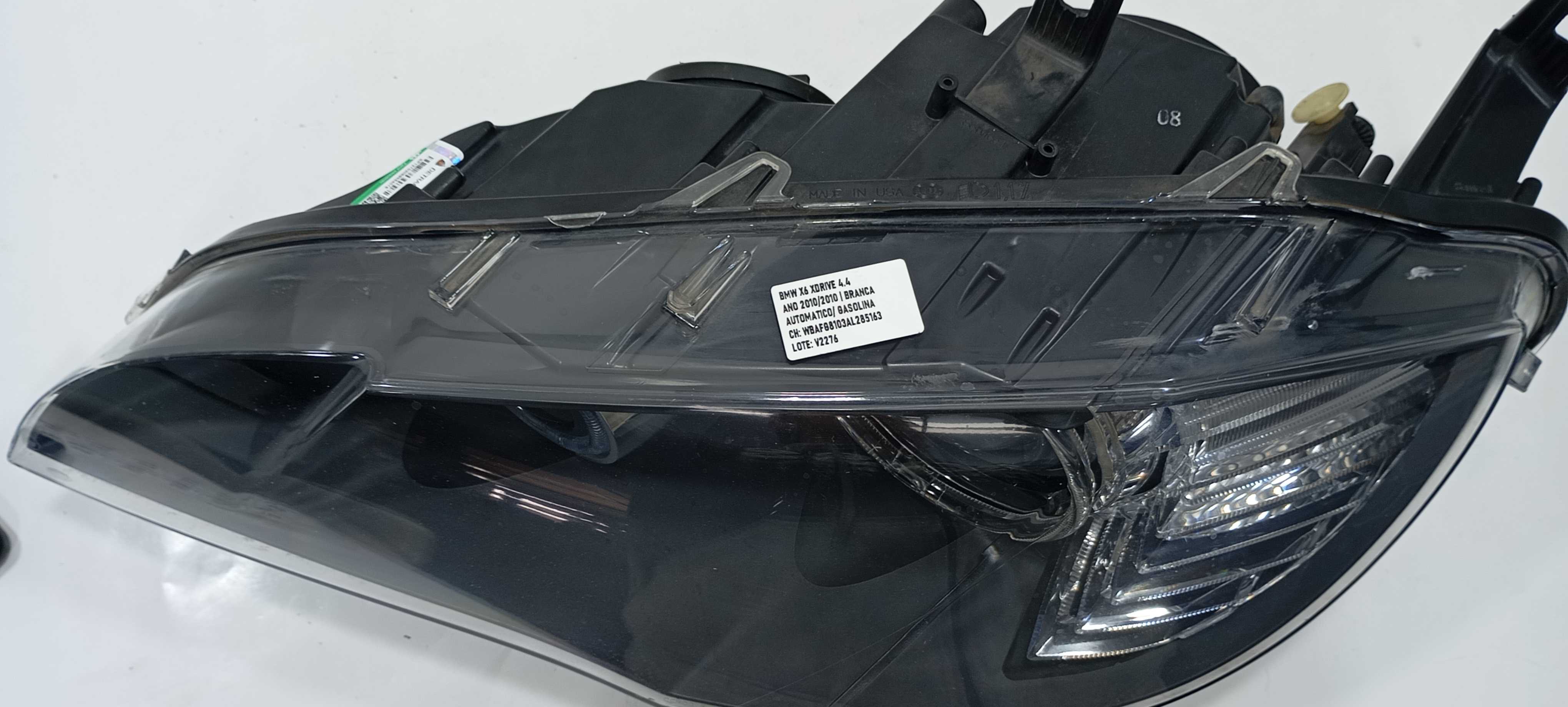 Farol Dianteiro Esquerdo Recuperado Bmw X6 Xdrive 2010 V2276 5